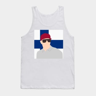 Kimi Raikkonen Face Art - Flag Edition Tank Top